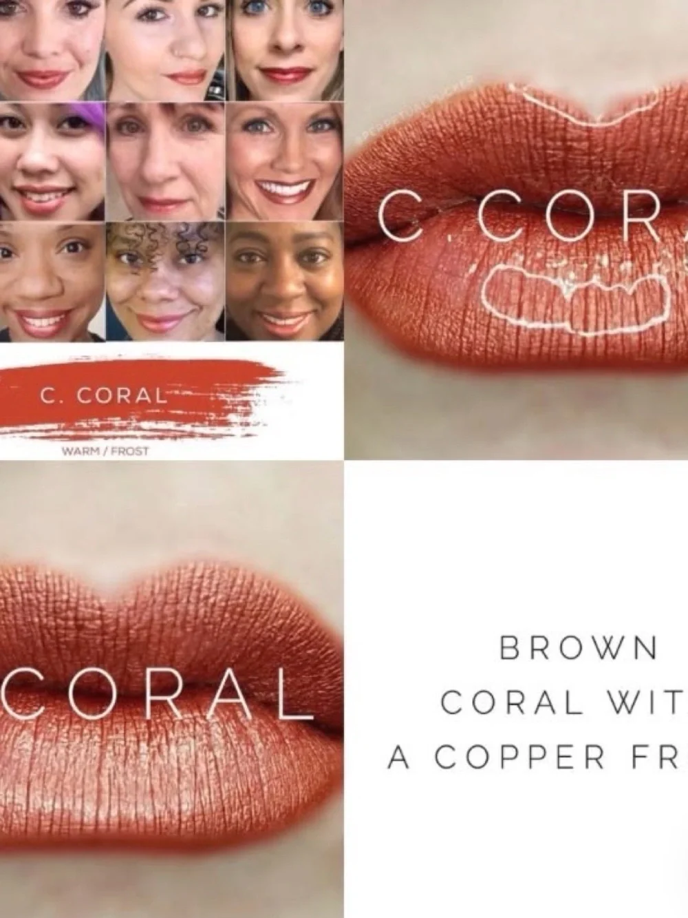 Lipsense by SeneGence longlasting lipstick new never opened  C. Coral